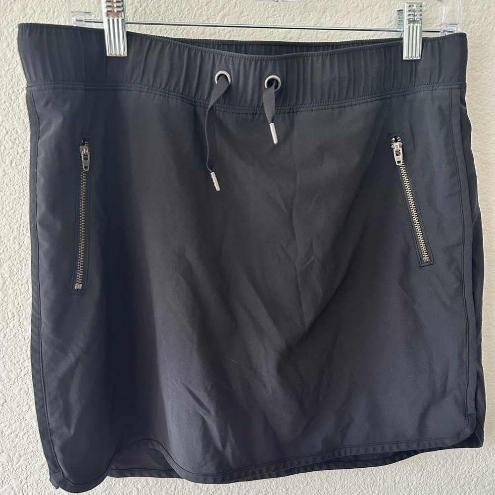 Athleta Activewear Skort with Mesh Bike Short Lining Medium Black